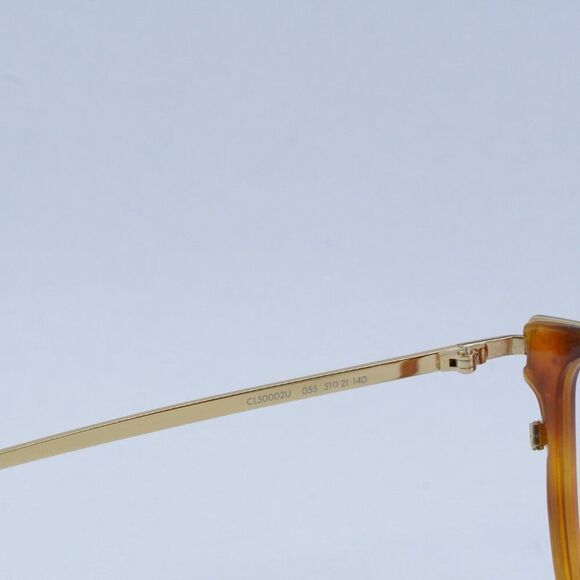 🕶️ New Celine CL50002U 055 Eyeglasses - Havana Gold Frame - Picture 8 of 10